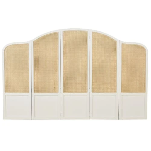 Maisons Du Monde Têtes De Lit Tête De Lit 160/180 Blanc Cassé Et Cannage En Rotin 6 Maisons Du Monde Têtes De Lit Tête De Lit 160/180 Blanc Cassé Et Cannage En Rotin – Image 4