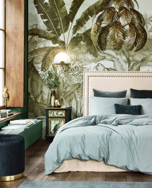 Maisons Du Monde Têtes De Lit Tête De Lit 160 En Lin écru Avec Clous En Métal Coloris Laiton, OEKO-TEX® 7 Maisons Du Monde Têtes De Lit Tête De Lit 160 En Lin écru Avec Clous En Métal Coloris Laiton, OEKO-TEX® – Image 5