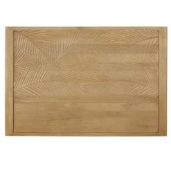 Maisons Du Monde Têtes De Lit Tête De Lit 160 En Manguier Massif Motif Tropical Sculpté