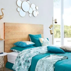 Maisons Du Monde Têtes De Lit Tête De Lit 160 En Manguier Massif Motifs Dorés -Tables De Chevet Soldes tete de lit 160 en manguier massif motifs dores 1000 10 39 175314 8