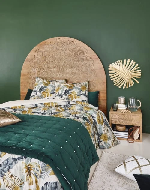 Maisons Du Monde Têtes De Lit Tête De Lit 160 En Manguier Massif Sculpté 7 Maisons Du Monde Têtes De Lit Tête De Lit 160 En Manguier Massif Sculpté – Image 5