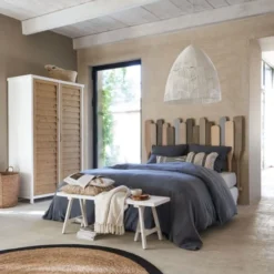 Maisons Du Monde Têtes De Lit Tête De Lit 160 En Pin Massif Multicolore -Tables De Chevet Soldes tete de lit 160 en pin massif multicolore 1000 9 34 199130 7