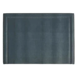 Maisons Du Monde Têtes De Lit Tête De Lit 160 En Velours Gris Vert Avec Clous En Métal Coloris Laiton, OEKO-TEX®