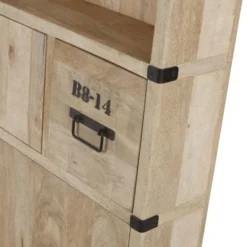 Maisons Du Monde Têtes De Lit Tête De Lit 160 Industrielle En Manguier Massif Et Métal Noir -Tables De Chevet Soldes tete de lit 160 industrielle en manguier massif et metal noir 1000 9 15 216946 3