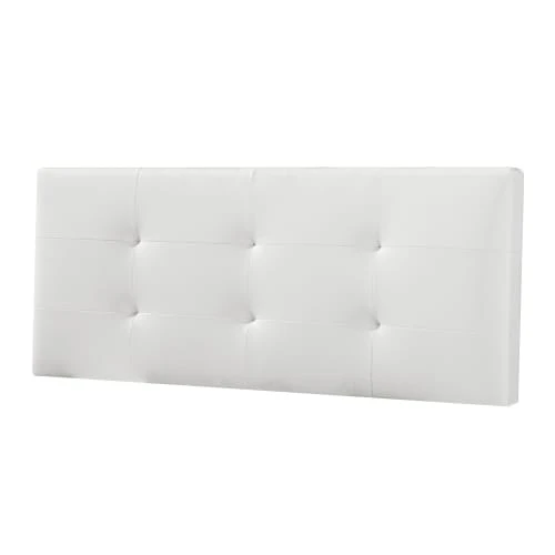 HOMN Têtes De Lit Tête De Lit 160x60 Cm Blanc, Cuir Synthétique 3 HOMN Têtes De Lit Tête De Lit 160x60 Cm Blanc, Cuir Synthétique
