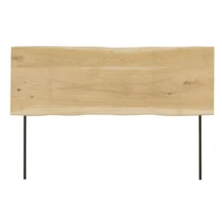 Maisons Du Monde Têtes De Lit Tête De Lit 180 En Chêne Massif Et Métal Noir