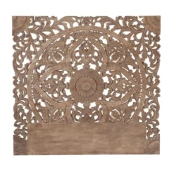 Maisons Du Monde Têtes De Lit Tête De Lit 180 En Manguier Massif Sculpté