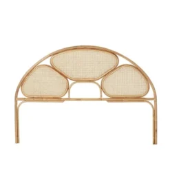 Bois Dessus Bois Dessous Têtes De Lit Tête De Lit 3 Panneaux Cannage Et Rotin L160