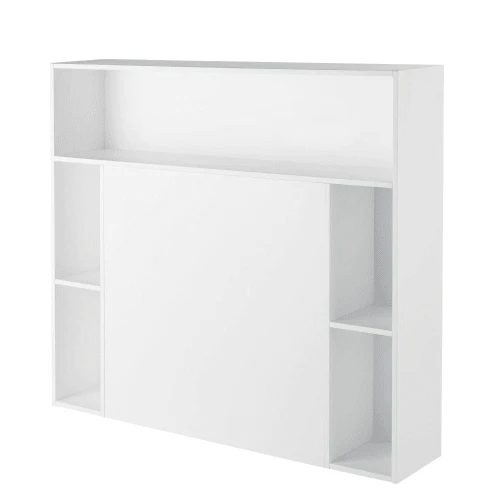 Maisons Du Monde Têtes De Lit Tête De Lit 90/140 Blanche Avec Rangements 4 Maisons Du Monde Têtes De Lit Tête De Lit 90/140 Blanche Avec Rangements – Image 2