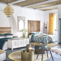 Maisons Du Monde Têtes De Lit Tête De Lit à Motifs En Bois Recyclé L 160 Cm -Tables De Chevet Soldes tete de lit a motifs en bois recycle l 160 cm 1000 13 24 146927 8