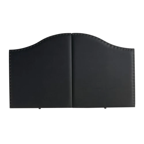 HOMN Têtes De Lit Tête De Lit Avec Des Clous 160x95 Cm Noir 3 HOMN Têtes De Lit Tête De Lit Avec Des Clous 160x95 Cm Noir