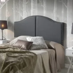 HOMN Têtes De Lit Tête De Lit Avec Des Clous 160x95 Cm Noir 8 HOMN Têtes De Lit Tête De Lit Avec Des Clous 160x95 Cm Noir -Tables De Chevet Soldes tete de lit avec des clous 160x95 cm noir 3