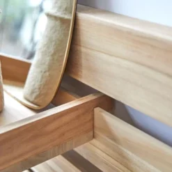 Tikamoon Têtes De Lit Tête De Lit Avec étagères En Teck Massif 270 Cm -Tables De Chevet Soldes tete de lit avec etageres en teck massif 270 cm 2