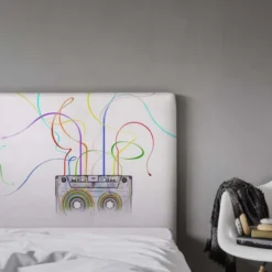 MyQuintus Têtes De Lit Tête De Lit Avec Housse Blanc 160 Cm -Tables De Chevet Soldes tete de lit avec housse blanc 160 cm 10