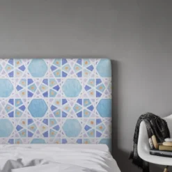 MyQuintus Têtes De Lit Tête De Lit Avec Housse Bleu 140 Cm -Tables De Chevet Soldes tete de lit avec housse bleu 140 cm 38