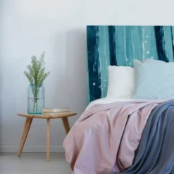 MyQuintus Têtes De Lit Tête De Lit Avec Housse Bleu 160 Cm -Tables De Chevet Soldes tete de lit avec housse bleu 160 cm 27