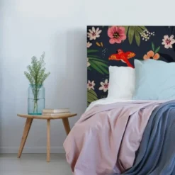 MyQuintus Têtes De Lit Tête De Lit Avec Housse Bleu 160 Cm -Tables De Chevet Soldes tete de lit avec housse bleu 160 cm 51