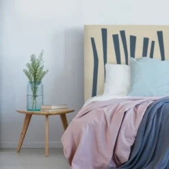 MyQuintus Têtes De Lit Tête De Lit Avec Housse Bleu 180 Cm -Tables De Chevet Soldes tete de lit avec housse bleu 180 cm 45