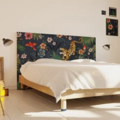 MyQuintus Têtes De Lit Tête De Lit Avec Housse Bleu 180 Cm -Tables De Chevet Soldes tete de lit avec housse bleu 180 cm 47