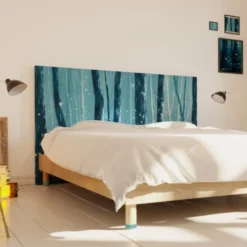 MyQuintus Têtes De Lit Tête De Lit Avec Housse Bleu 180 Cm -Tables De Chevet Soldes tete de lit avec housse bleu 180 cm 7