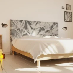 MyQuintus Têtes De Lit Tête De Lit Avec Housse Gris 140 Cm -Tables De Chevet Soldes tete de lit avec housse gris 140 cm 1