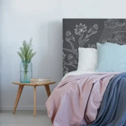 MyQuintus Têtes De Lit Tête De Lit Avec Housse Gris 140 Cm -Tables De Chevet Soldes tete de lit avec housse gris 140 cm 21