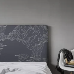 MyQuintus Têtes De Lit Tête De Lit Avec Housse Gris 160 Cm -Tables De Chevet Soldes tete de lit avec housse gris 160 cm 10