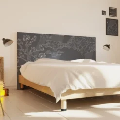 MyQuintus Têtes De Lit Tête De Lit Avec Housse Gris 160 Cm -Tables De Chevet Soldes tete de lit avec housse gris 160 cm 7