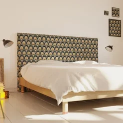 MyQuintus Têtes De Lit Tête De Lit Avec Housse Jaune 160 Cm -Tables De Chevet Soldes tete de lit avec housse jaune 160 cm 5