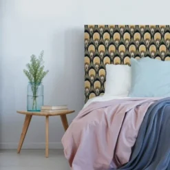 MyQuintus Têtes De Lit Tête De Lit Avec Housse Jaune 160 Cm -Tables De Chevet Soldes tete de lit avec housse jaune 160 cm 9