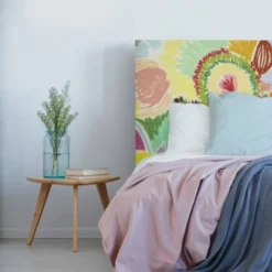 MyQuintus Têtes De Lit Tête De Lit Avec Housse Multicolore 140 Cm -Tables De Chevet Soldes tete de lit avec housse multicolore 140 cm 5