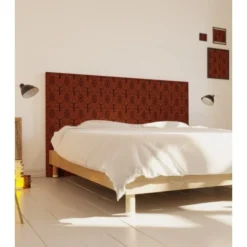 MyQuintus Têtes De Lit Tête De Lit Avec Housse Ocre Rouge 160 Cm -Tables De Chevet Soldes tete de lit avec housse ocre rouge 160 cm 1