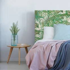 MyQuintus Têtes De Lit Tête De Lit Avec Housse Vert 140 Cm -Tables De Chevet Soldes tete de lit avec housse vert 140 cm 5