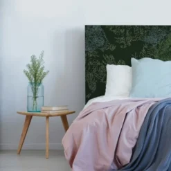 MyQuintus Têtes De Lit Tête De Lit Avec Housse Vert 160 Cm -Tables De Chevet Soldes tete de lit avec housse vert 160 cm 51