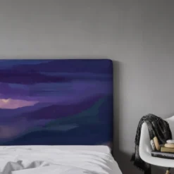 MyQuintus Têtes De Lit Tête De Lit Avec Housse Violet 160 Cm -Tables De Chevet Soldes tete de lit avec housse violet 160 cm 4