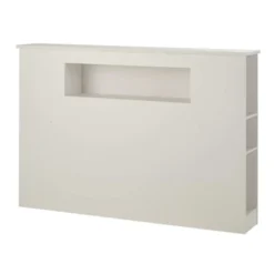 Maisons Du Monde Têtes De Lit Tête De Lit Blanche 140 Avec Rangements -Tables De Chevet Soldes tete de lit blanche 140 avec rangements 1000 6 38 159364 2