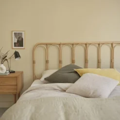 Bois Dessus Bois Dessous Têtes De Lit Tête De Lit Bohème En Rotin 160 Cm -Tables De Chevet Soldes tete de lit boheme en rotin 160 cm 14