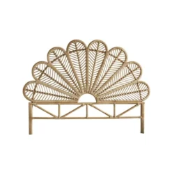 Bois Dessus Bois Dessous Têtes De Lit Tête De Lit Bohème En Rotin L160