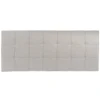 Wadiga Têtes De Lit Tête De Lit Capitonnée Carrés Polyester Gris Clair L160cm -Tables De Chevet Soldes tete de lit capitonnee carres polyester gris clair l160cm