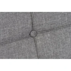 Wadiga Têtes De Lit Tête De Lit Capitonnée Carrés Polyester Gris L160cm -Tables De Chevet Soldes tete de lit capitonnee carres polyester gris l160cm 2