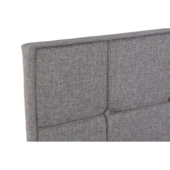 Wadiga Têtes De Lit Tête De Lit Capitonnée Carrés Polyester Gris L160cm -Tables De Chevet Soldes tete de lit capitonnee carres polyester gris l160cm 3