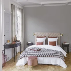 Maisons Du Monde Têtes De Lit Tête De Lit Capitonnée En Lin L 160 Cm 9 Maisons Du Monde Têtes De Lit Tête De Lit Capitonnée En Lin L 160 Cm -Tables De Chevet Soldes tete de lit capitonnee en lin l 160 cm 1000 10 38 110697 16