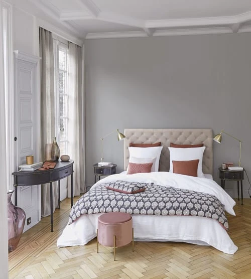 Maisons Du Monde Têtes De Lit Tête De Lit Capitonnée En Lin L 160 Cm 4 Maisons Du Monde Têtes De Lit Tête De Lit Capitonnée En Lin L 160 Cm – Image 2