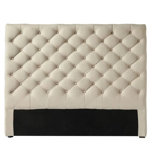Maisons Du Monde Têtes De Lit Tête De Lit Capitonnée En Lin L 160 Cm 3 Maisons Du Monde Têtes De Lit Tête De Lit Capitonnée En Lin L 160 Cm