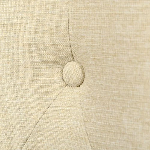 Homcom Têtes De Lit Tête De Lit Capitonnée Rembourrée MDF Coton Polyester Beige 7 Homcom Têtes De Lit Tête De Lit Capitonnée Rembourrée MDF Coton Polyester Beige – Image 5