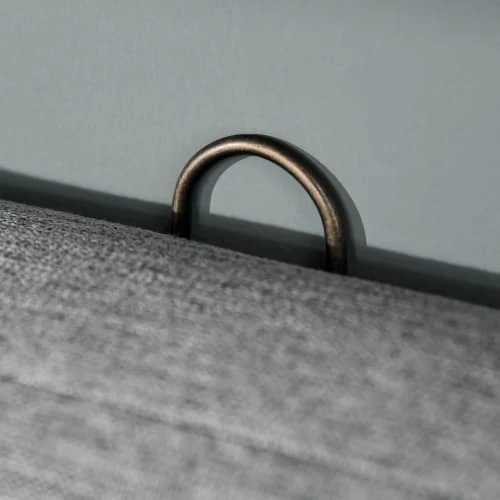 Homcom Têtes De Lit Tête De Lit Capitonnée Rembourrée MDF Coton Polyester Gris 8 Homcom Têtes De Lit Tête De Lit Capitonnée Rembourrée MDF Coton Polyester Gris – Image 6