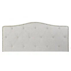 Wadiga Têtes De Lit Tête De Lit Classique Capitonnée Polyester Beige L146cm