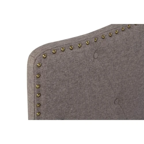 Wadiga Têtes De Lit Tête De Lit Classique Capitonnée Polyester Gris Foncé L146cm 4 Wadiga Têtes De Lit Tête De Lit Classique Capitonnée Polyester Gris Foncé L146cm – Image 2
