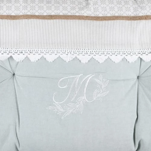 Lovely Casa Têtes De Lit Tête De Lit Coton Azur 45x70cm 5 Lovely Casa Têtes De Lit Tête De Lit Coton Azur 45x70cm – Image 3