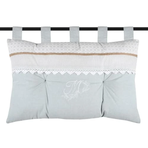 Lovely Casa Têtes De Lit Tête De Lit Coton Azur 45x70cm 3 Lovely Casa Têtes De Lit Tête De Lit Coton Azur 45x70cm